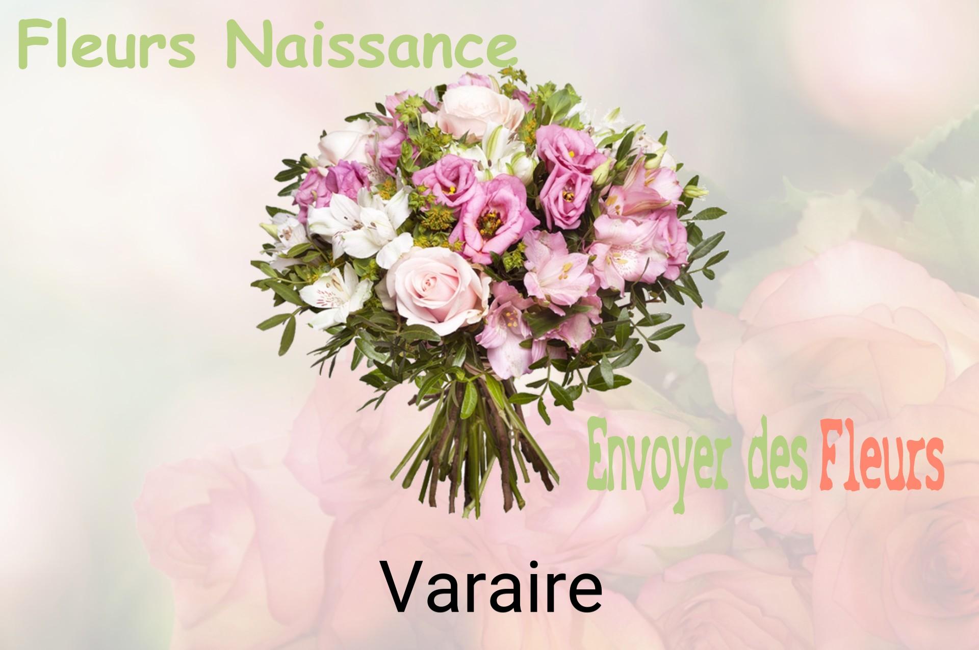 Bouquet de fleurs de naissance livré à Varaire